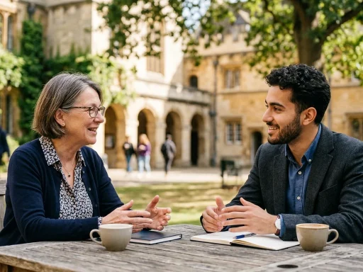 A mentor and young professional engaging in deep, authentic attentive listening (AI Generated Image)